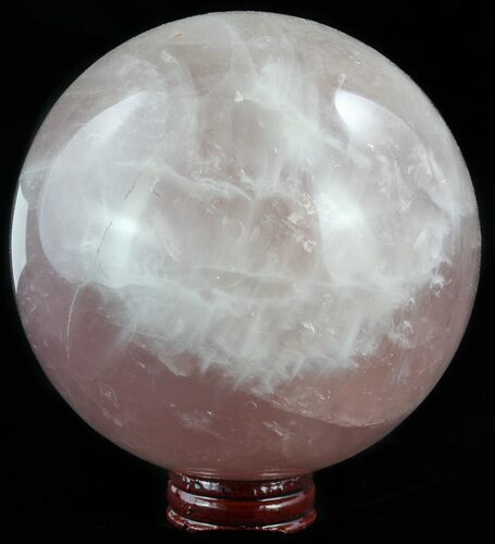 Polished Rose Quartz Sphere - Madagascar #52399